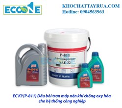 EC KY P811 Dầu bôi trơn máy nén khí chống oxy hóa cho hệ thống công nghiệp